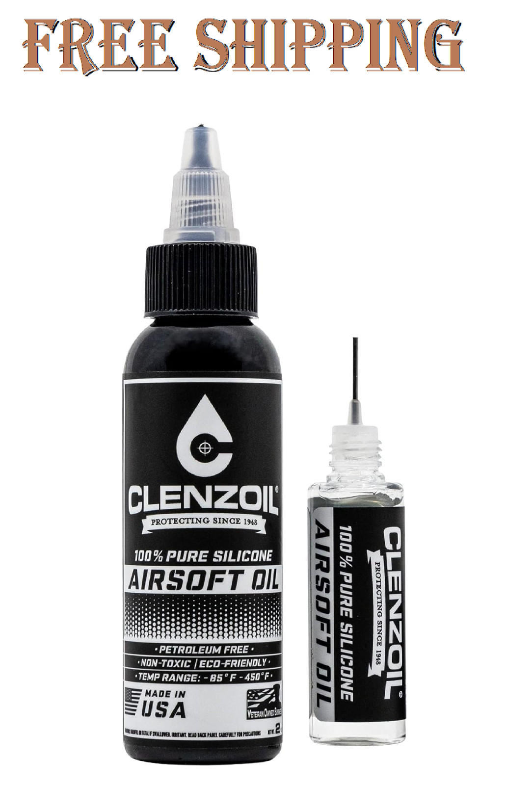 CLENZOIL Airsoft Oil | 100% Silicone Air Gun Oil & Airsoft Chamber Lube...