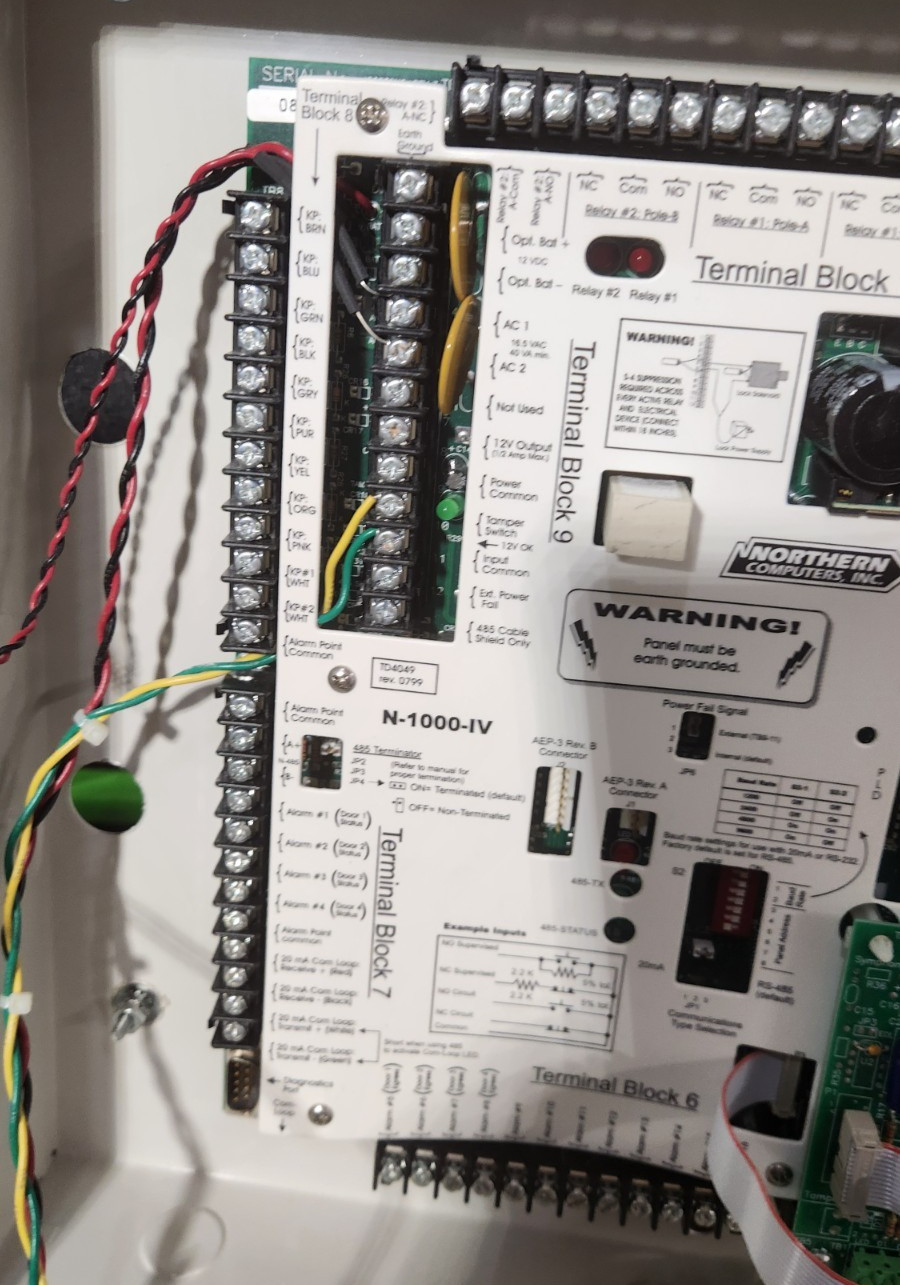Honeywell Northern Computers N-1000-IV 4-Door Access Controller