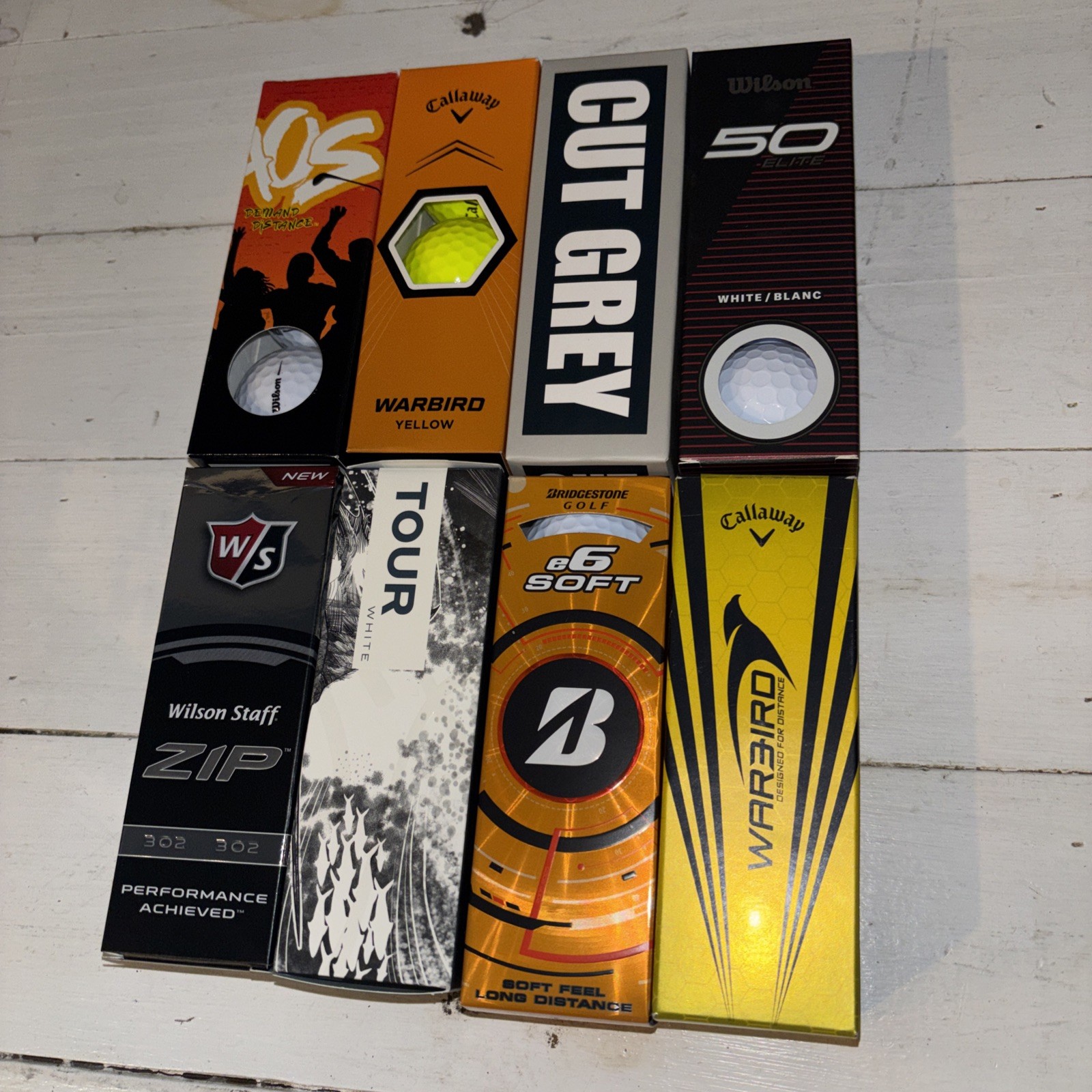 Brand New Mixed Golf Ball Sleeves – Lot Of 24 Balls Callaway Wilson Vice & More