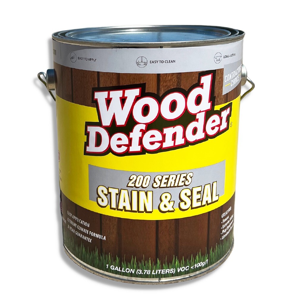 Wood Defender 200 Series OXFORD BROWN Transparent Stain & Sealer gallon