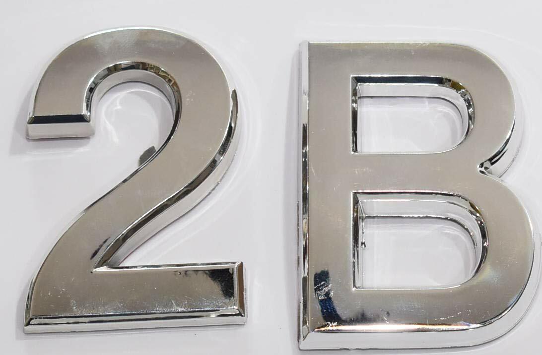 Apartment Number 2B Sign/Mailbox Number Sign, Door Number Sign....ref1020