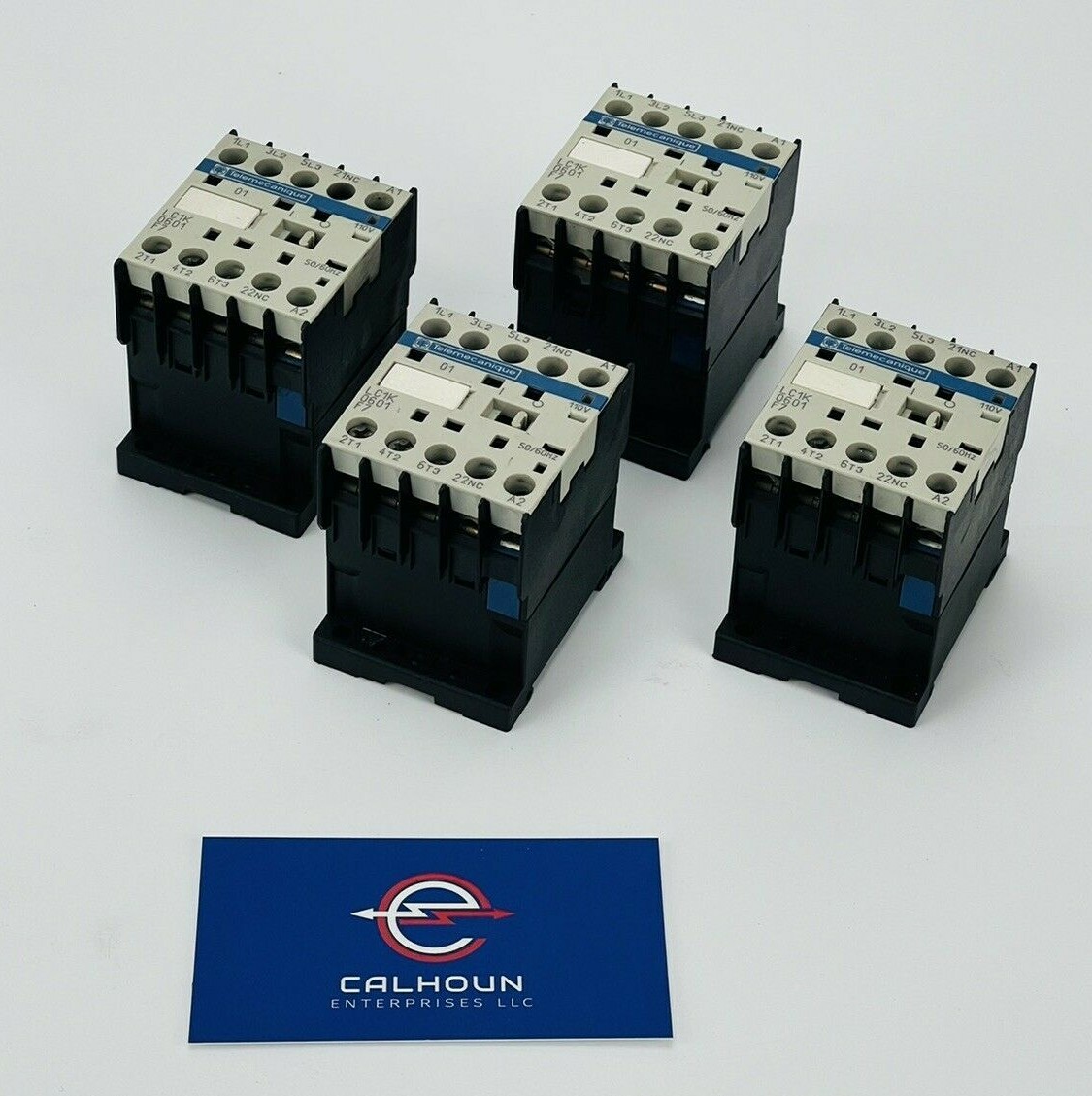 (LOT OF 4) Telemecanique LC1K06 01F7 Contactor 20A Coil: 110V  *WARRANTY*