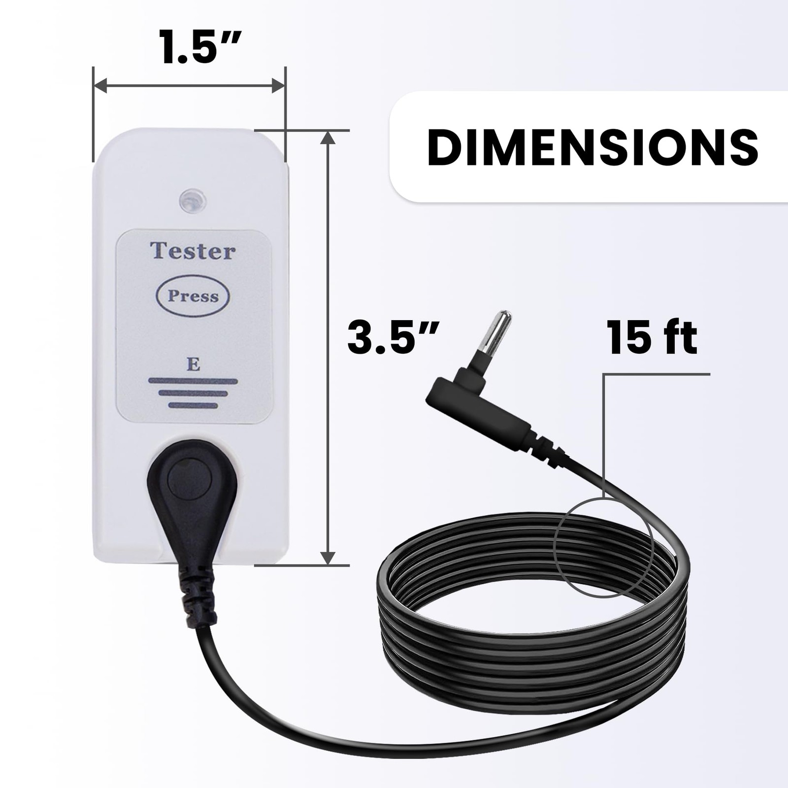 Hooga Grounding Continuity Tester for Mat, Sheets, Compact, Green