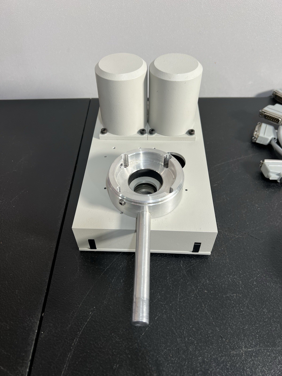 Ludl LEP Microscope Dual Filter Wheel Shutter Assembly Serial #097449