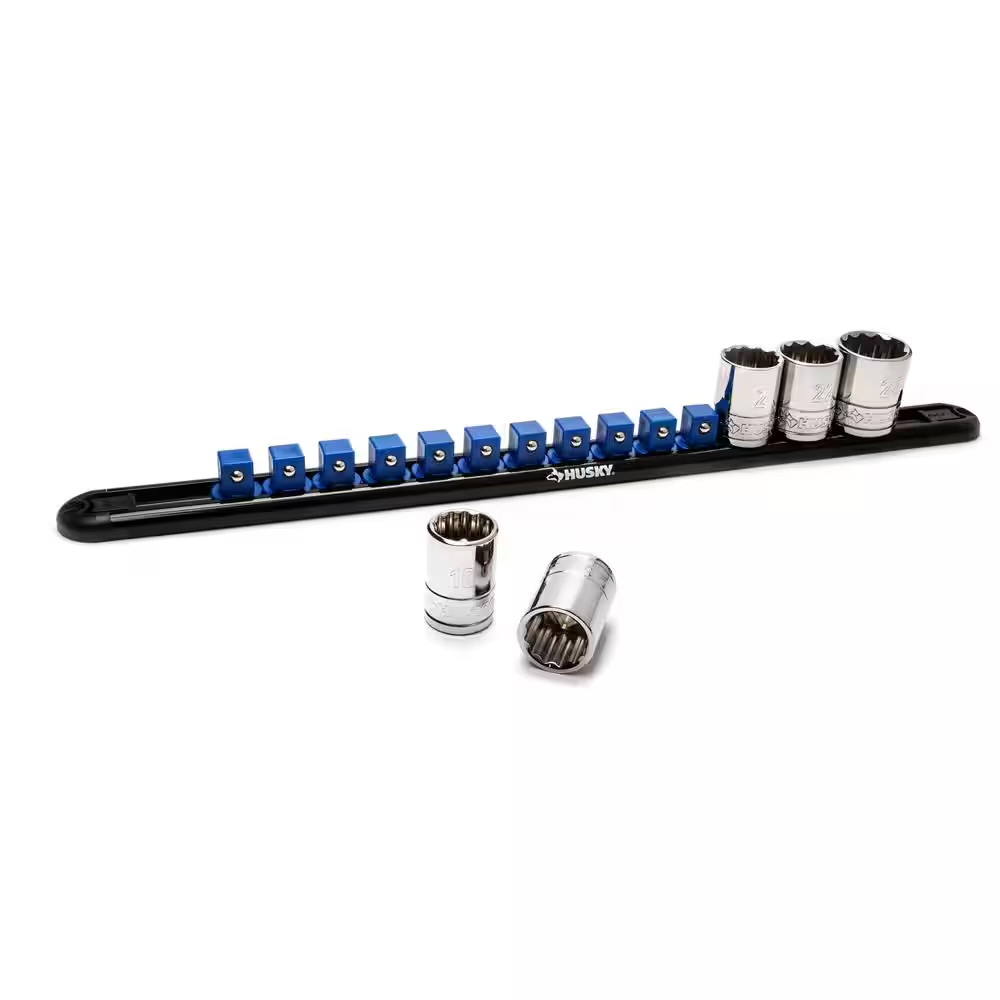 Magnetic Rail Socket Holder Set (3-Piece)