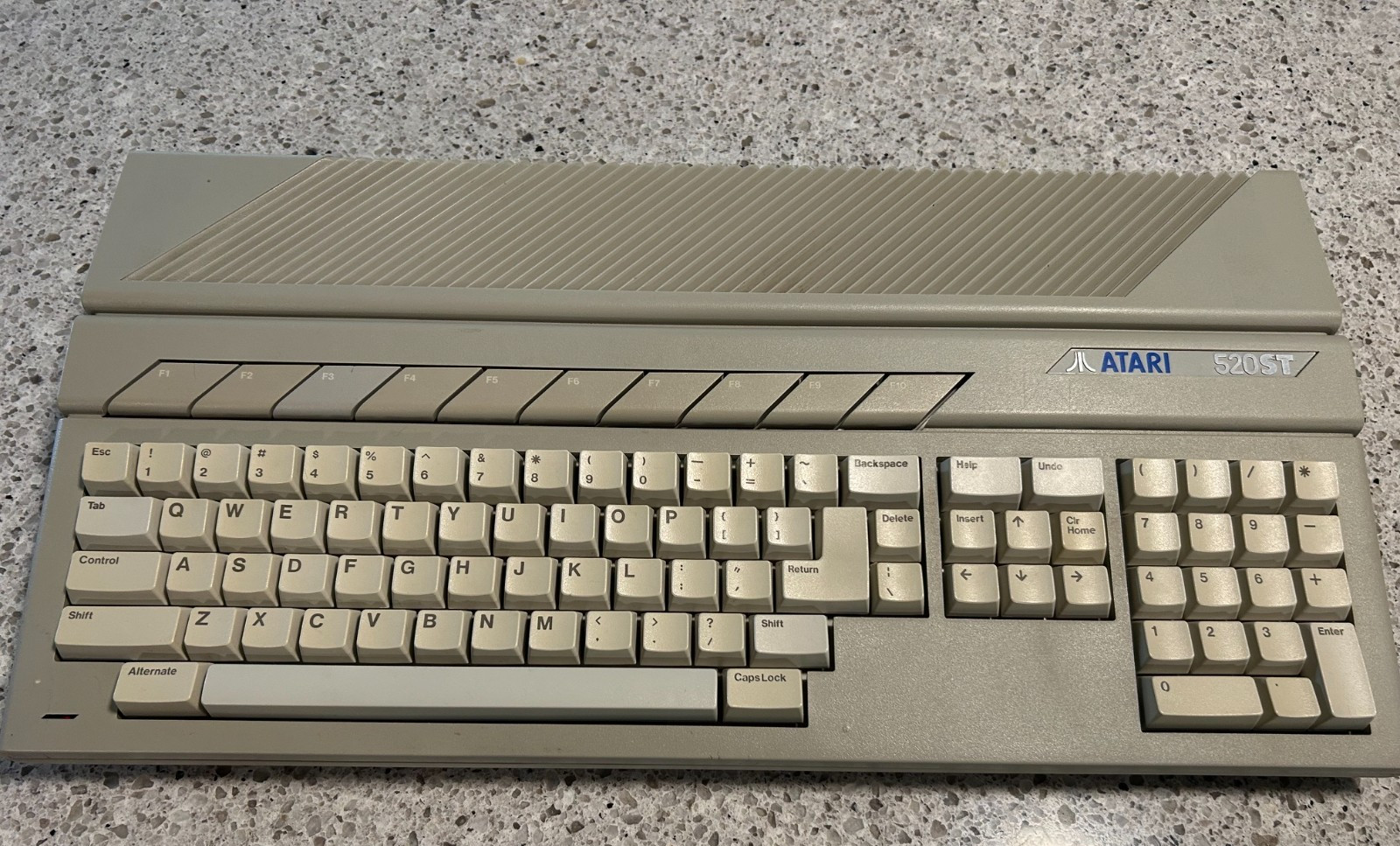 Atari 520STM Computer W/ Box - matching S#- Tested Working