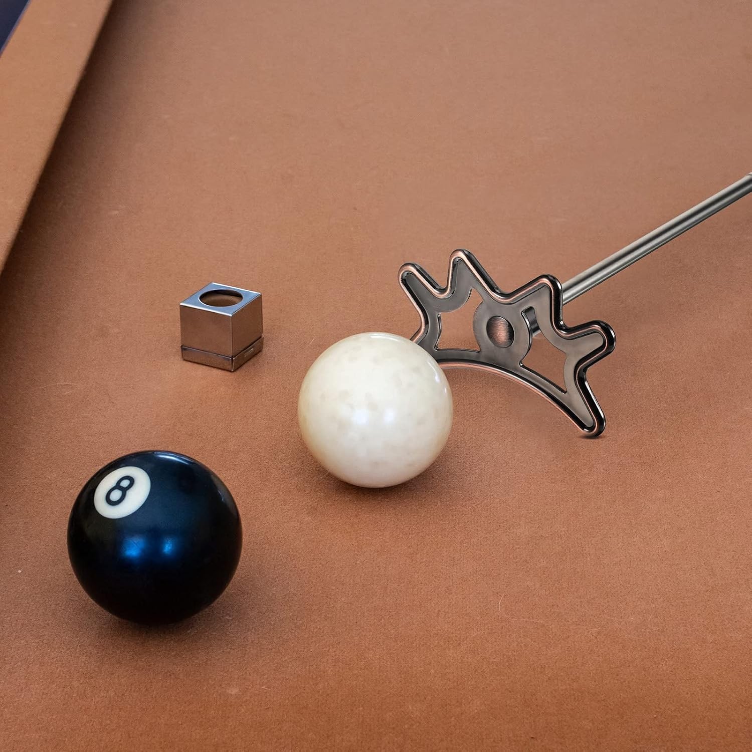 Retractable Pool Bridge Stick - Billiards Accessories Cue Bridge with Removable