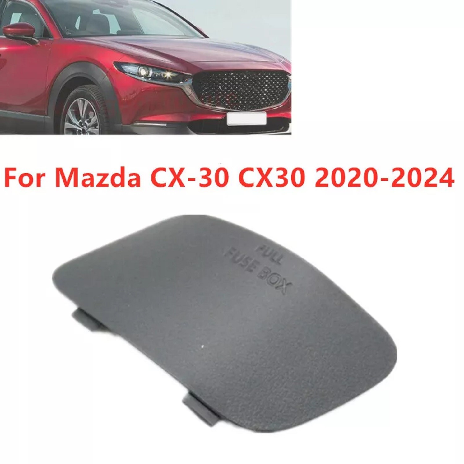 Car Interior Inner Fuse Box Cover Cap Trim Cover For Mazda CX-30 CX30 2020-2024
