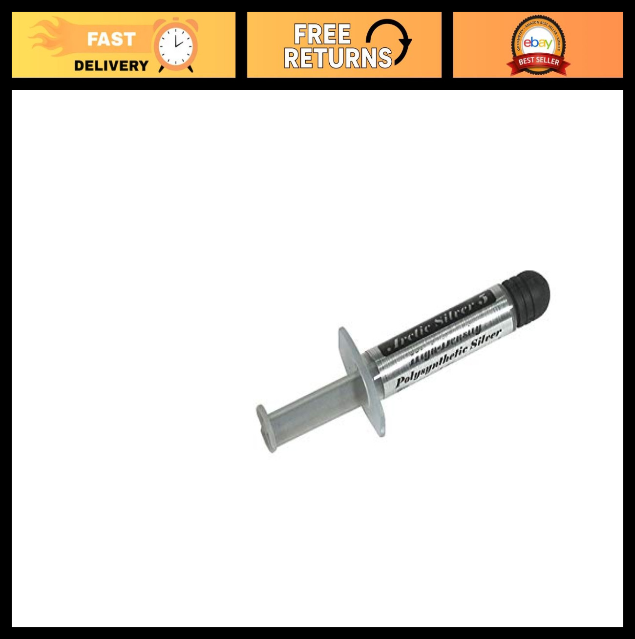 High-Performance Thermal Paste Compound - 2 Pack for CPU & GPU Cooling