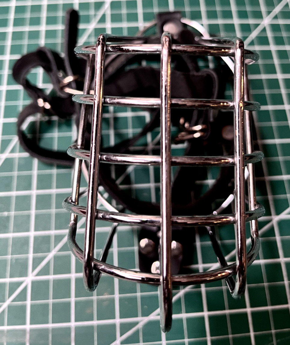 Dog Muzzle German Shepherd Medium Large Dogs Adjustable Durable Metal Basket