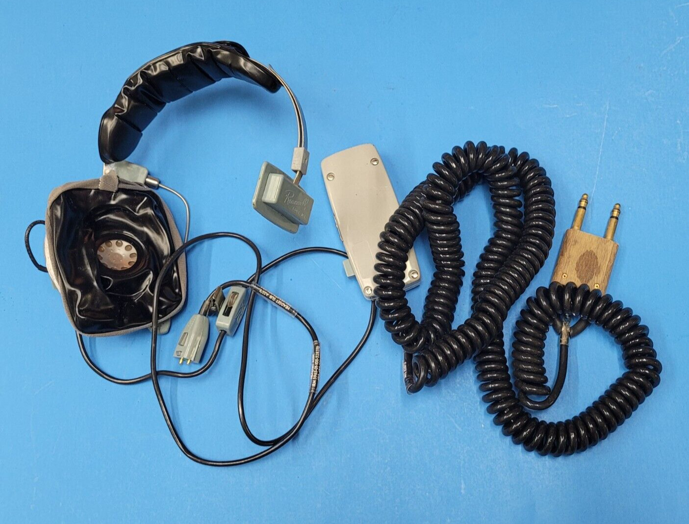 Aircraft Headset-Microphone, 493-485-001-694, Roanwell Aviation,5965-01-100-5283