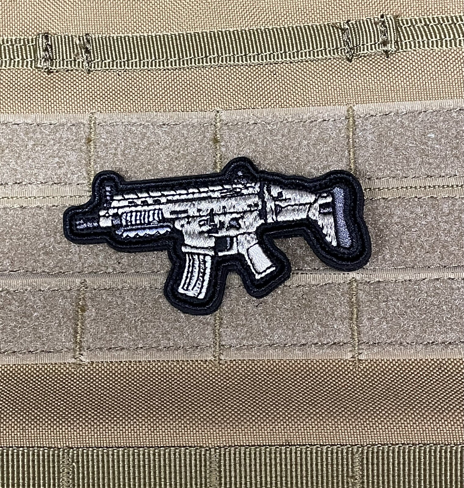 FN SCAR 308 762 Operator Rifle Gun Army Weapon Tactical Morale Patch Hook Loop