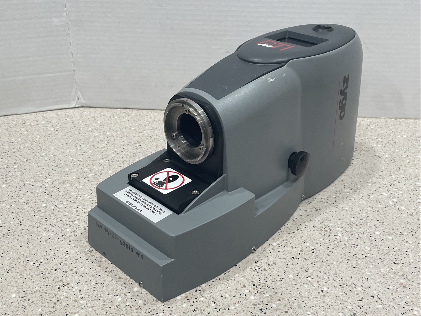 Zygo PTI250 Interferometer Model V Part Number SER2376E Serial # 04-25-68012
