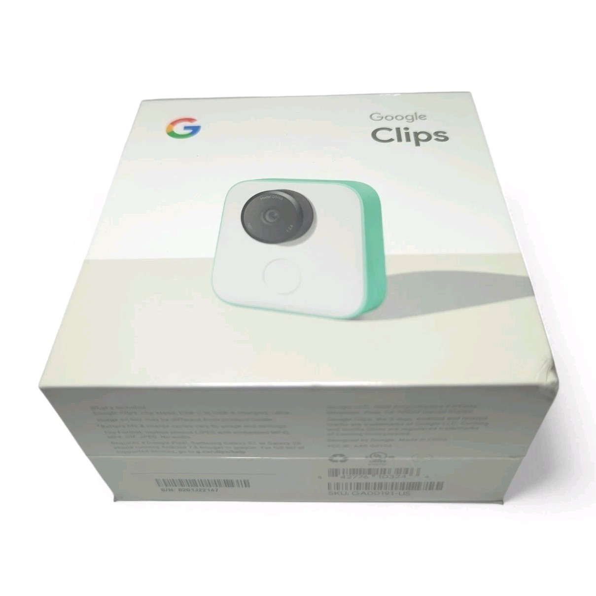 Google Clips Camera - 16GB - GA00191-US   NEW- in Box -SEALED