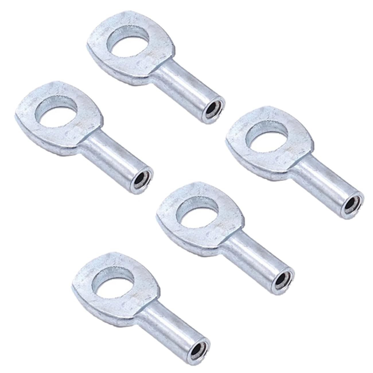 SquEqu 5 Pack Wire Rope Eyelets Replacement End Terminal 1/8'' Hole Connector...