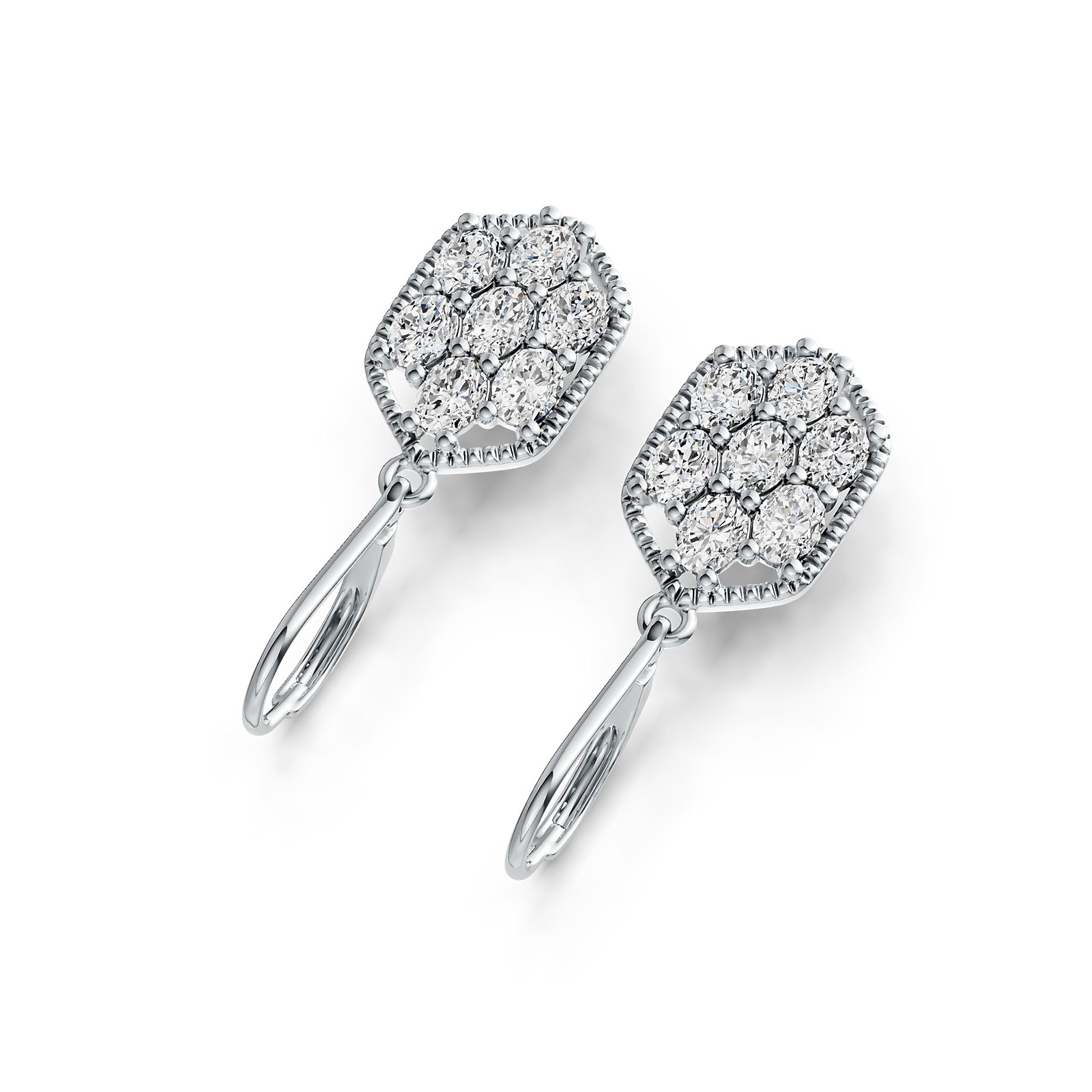 Sterling Silver Semi Mount Earrings Setting Oval OV 4X3mm