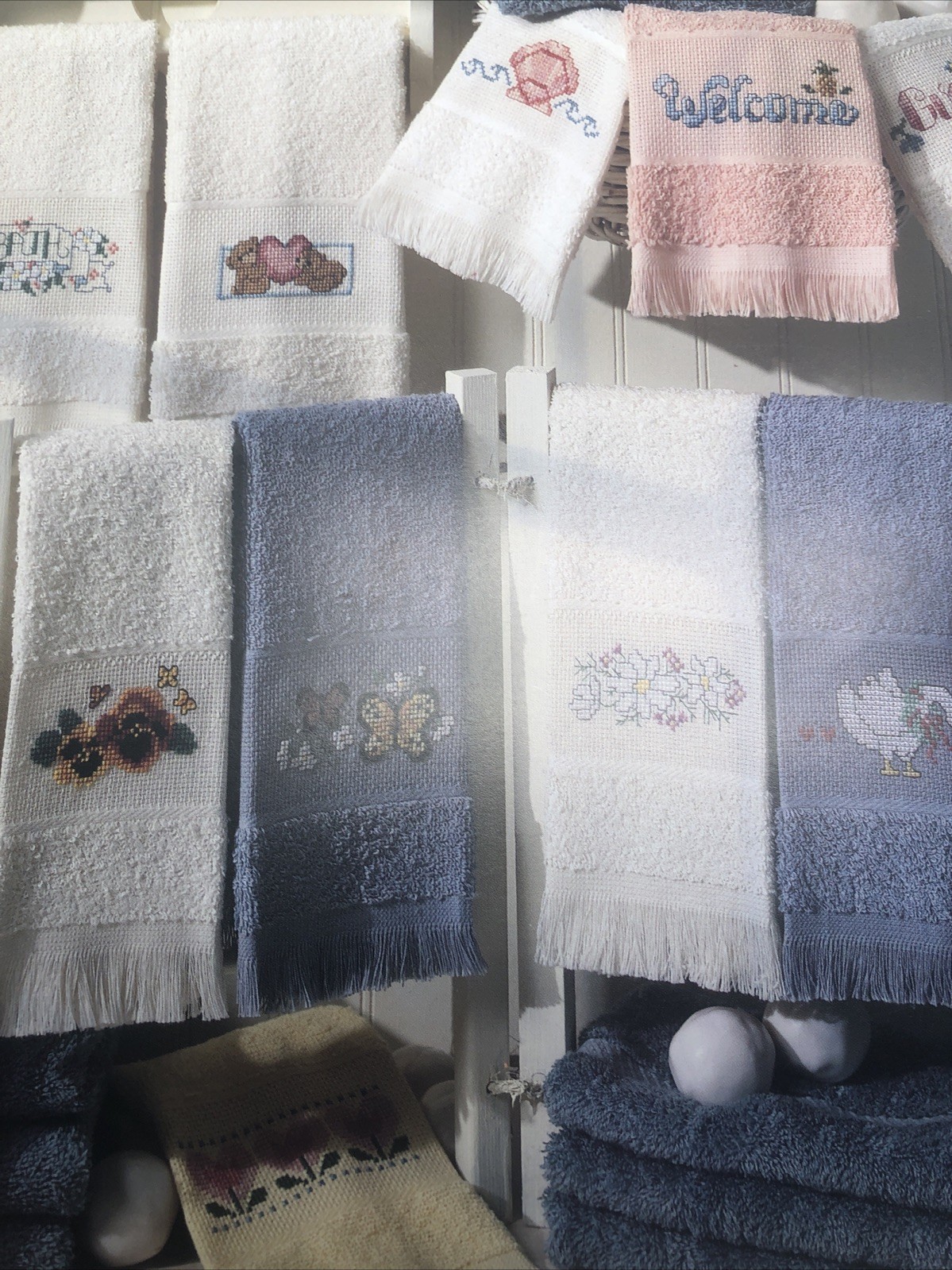Leisure Arts Just Fingertips 3 Cross Stitch Patterns
