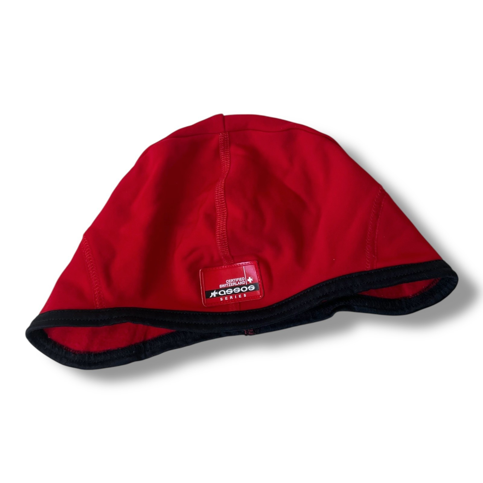 Assos Winter Road Cycling Beanie Skull Cap Red Unisex OSFA