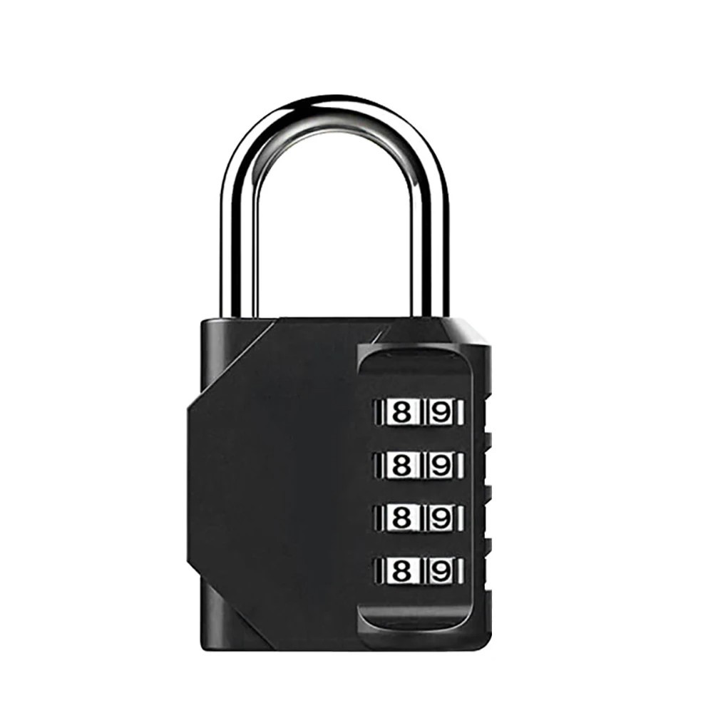 1pc Combination Lock Resettable 4 Digit Padlock with Combination Waterproof