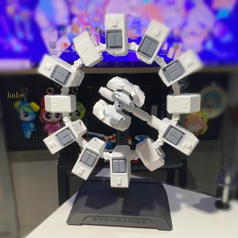 Interstellar Endurance Space Station Rotatable Model 3D Printed Collect Ornament