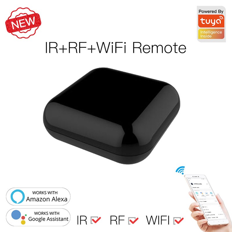 Smart Wireless WiFi-IR RF Remote Controller Tuya/Smart Life APP For TV Box DVDs