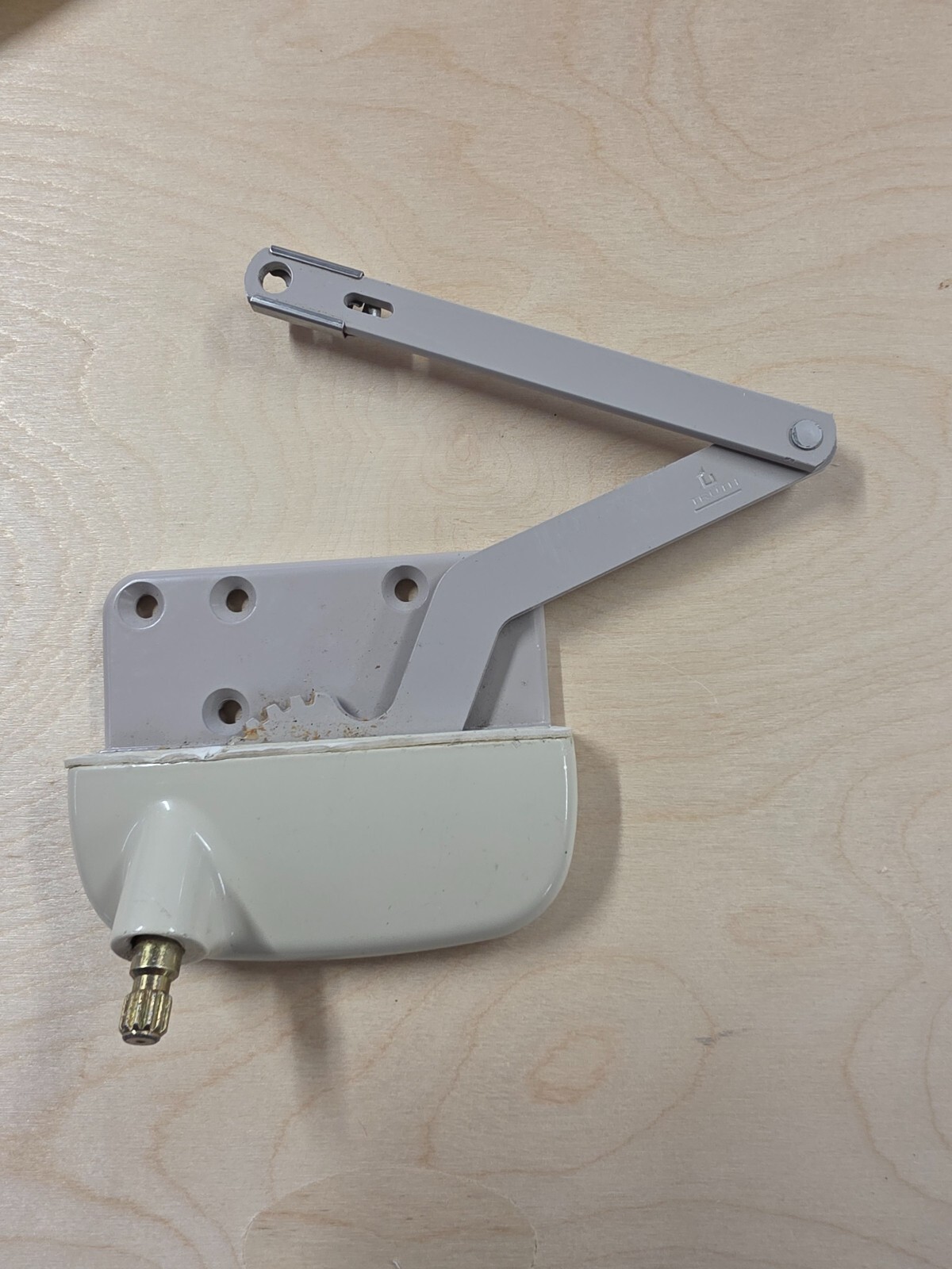 Truth Casement Operator BEIGE Split Arm operator / GOLD PIN sold each