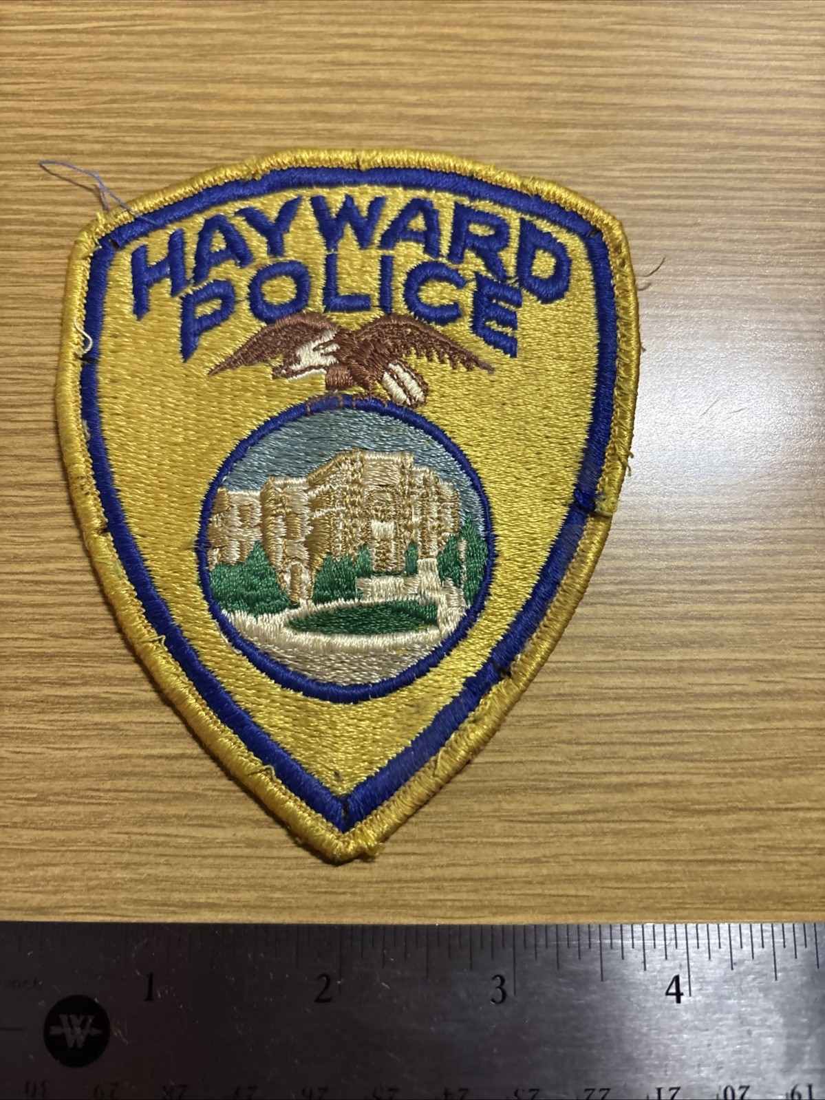 Hayward Police California Patch Used Historical Memoribilia