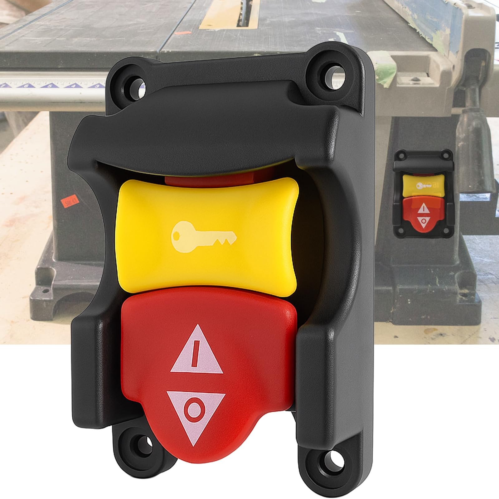 Table Saw Switch Replacement 125V/250V Dual Voltage 20 A, multicolor