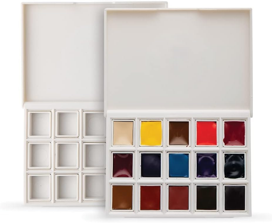DANIEL SMITH Hand Poured Watercolor, Half 1 count (Pack of 1), Multicolor