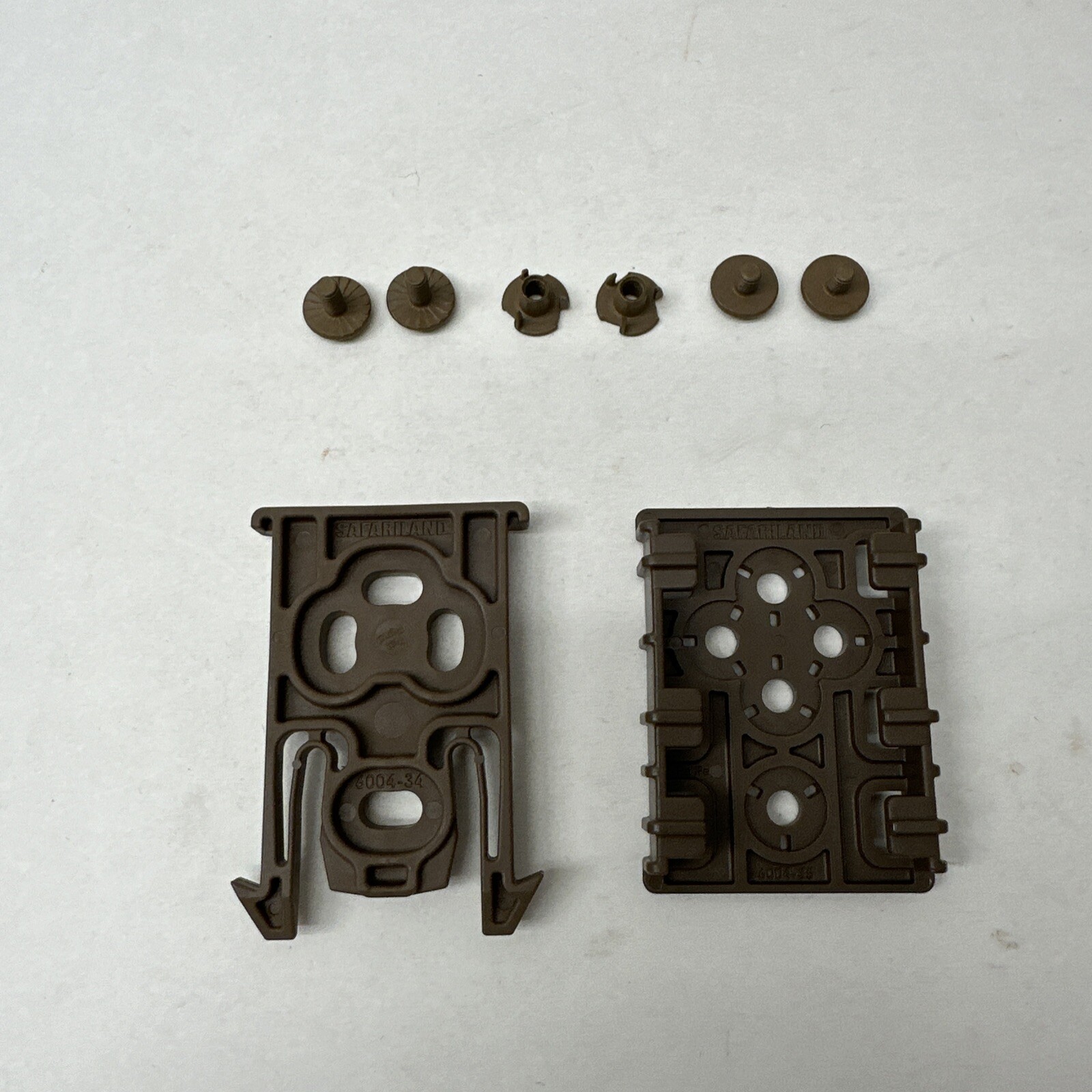 Safariland ELS Accessory Kit Female Receiver & Male Mount + Screws Coyote Brown