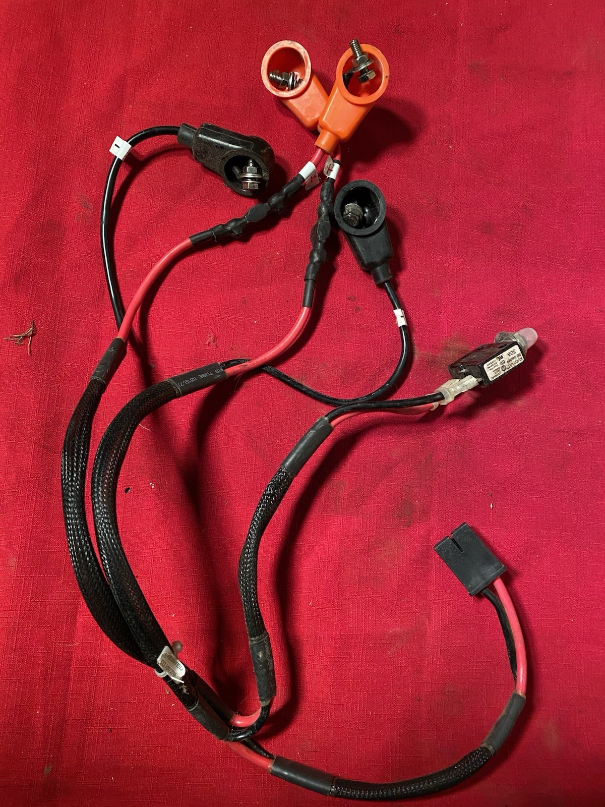 OEM Pride Mobility Jazzy Elite ES Power Chair Fuse/Battery Harness Cables Bolts