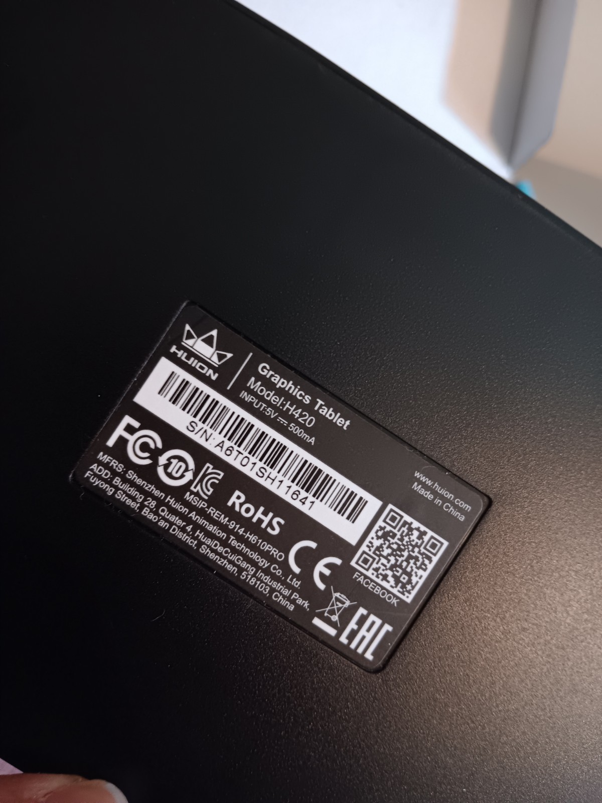 HUION H420 Graphics Tablet USB Pen Tablet