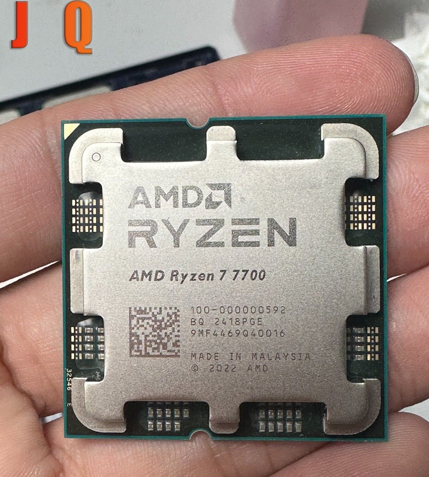 AMD Ryzen 7 7700 AM5 CPU Processor 3.8 GHz 8-Core 16-Thread 32MB 65W  R7 7700