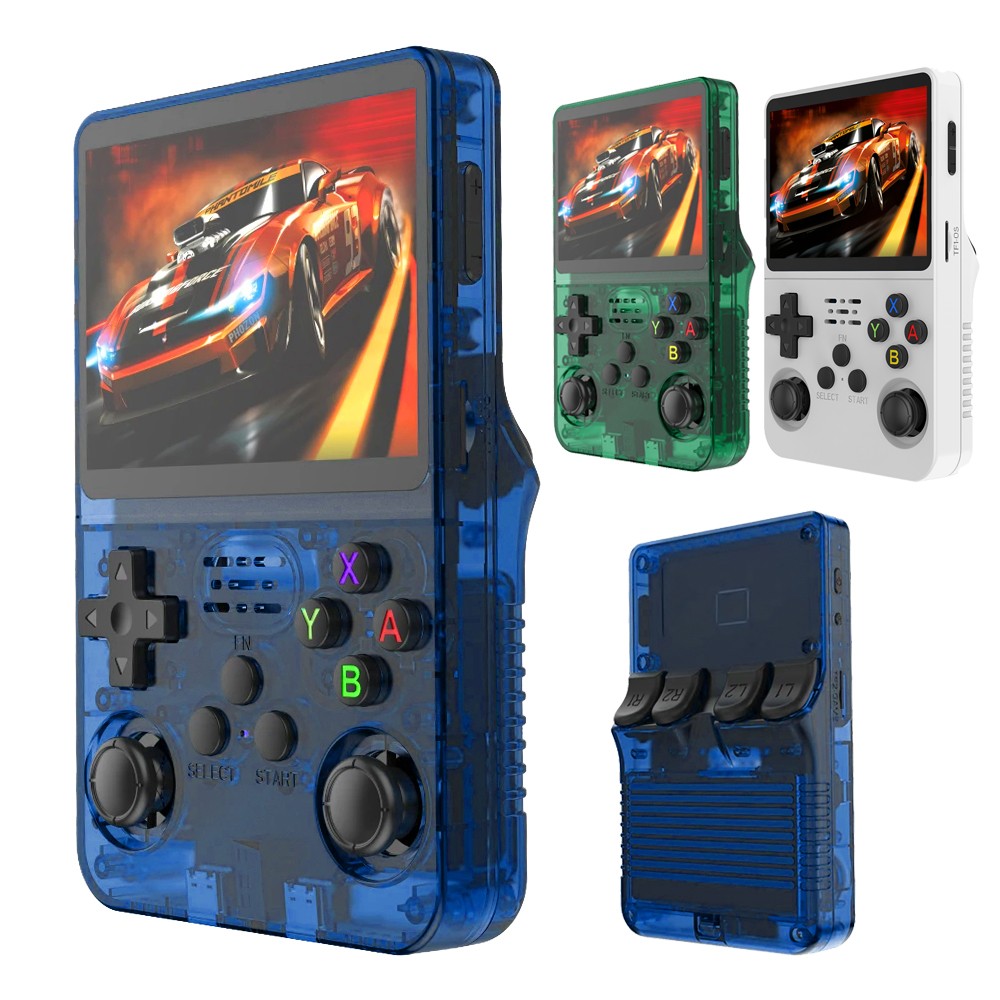 128GB R36S Retro Handheld Video Game Console 3.5 Inch IPS Screen