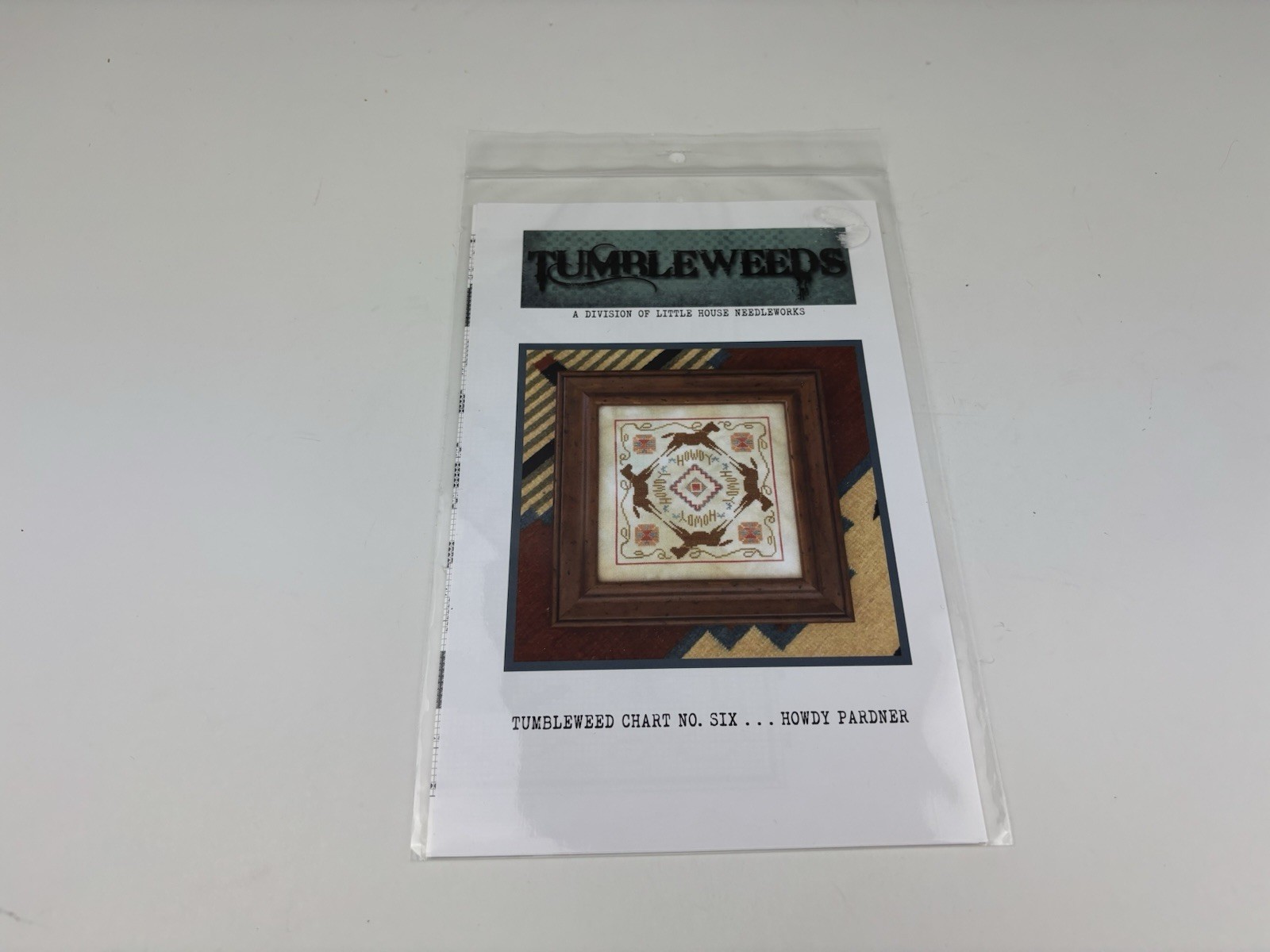Tumbleweeds Howdy Partner Counted Cross Stitch Pattern 6S