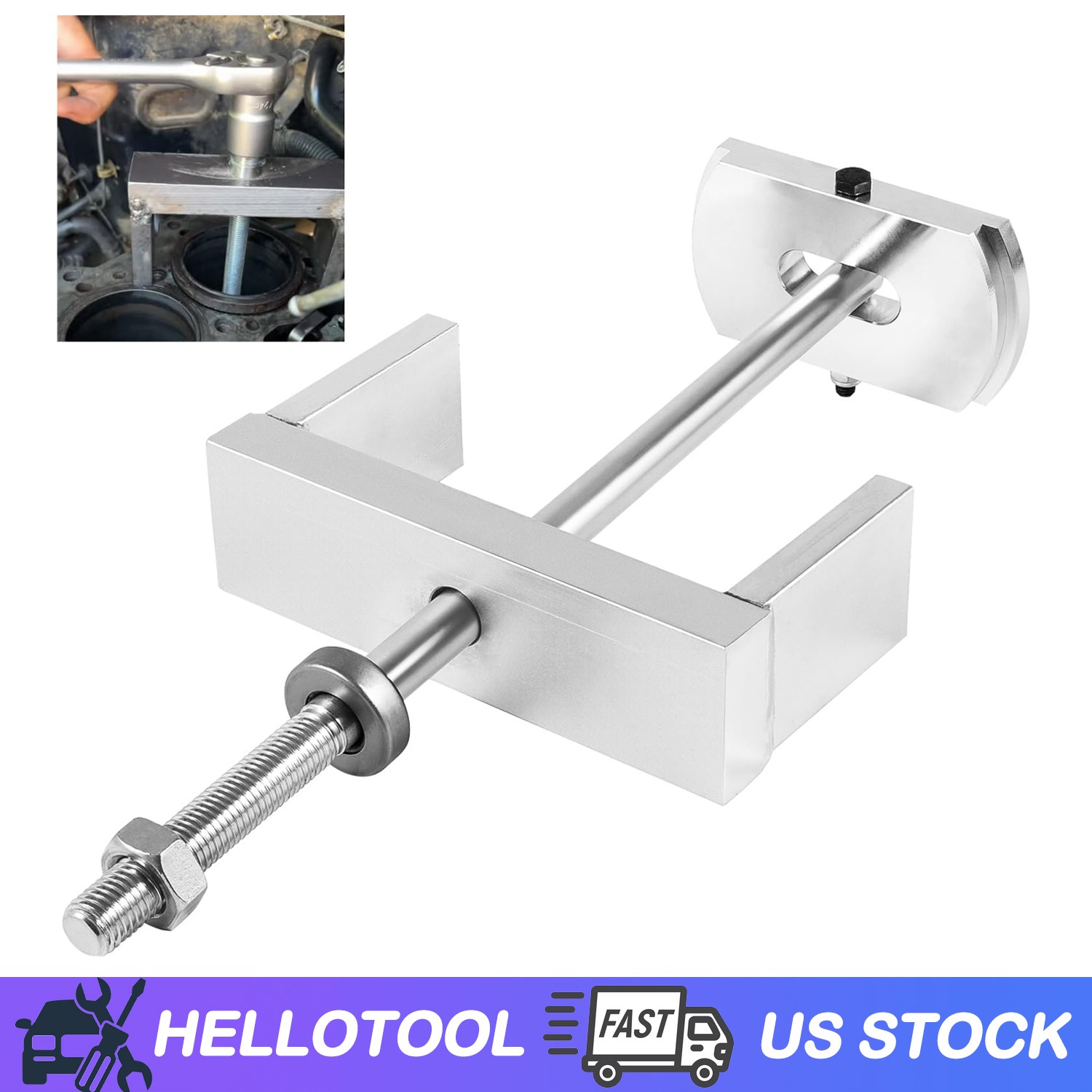 Cylinder Liner Puller Remover Tool J-35791 for Non-EGR Detroit Diesel S60 S50