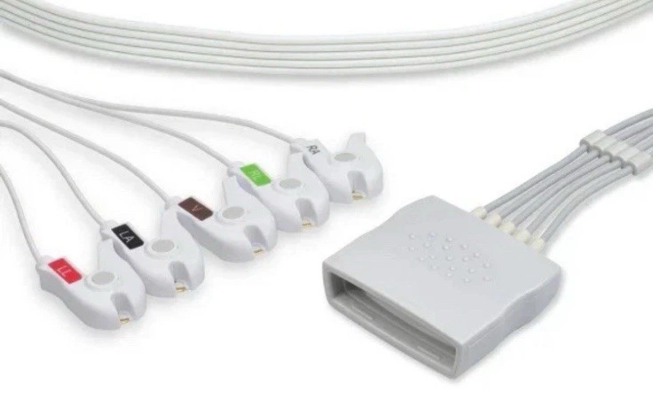 Philips ReNewal RM 989803172031 EKG EKG 5 Lead Grabber Lead Wire Set - NEW