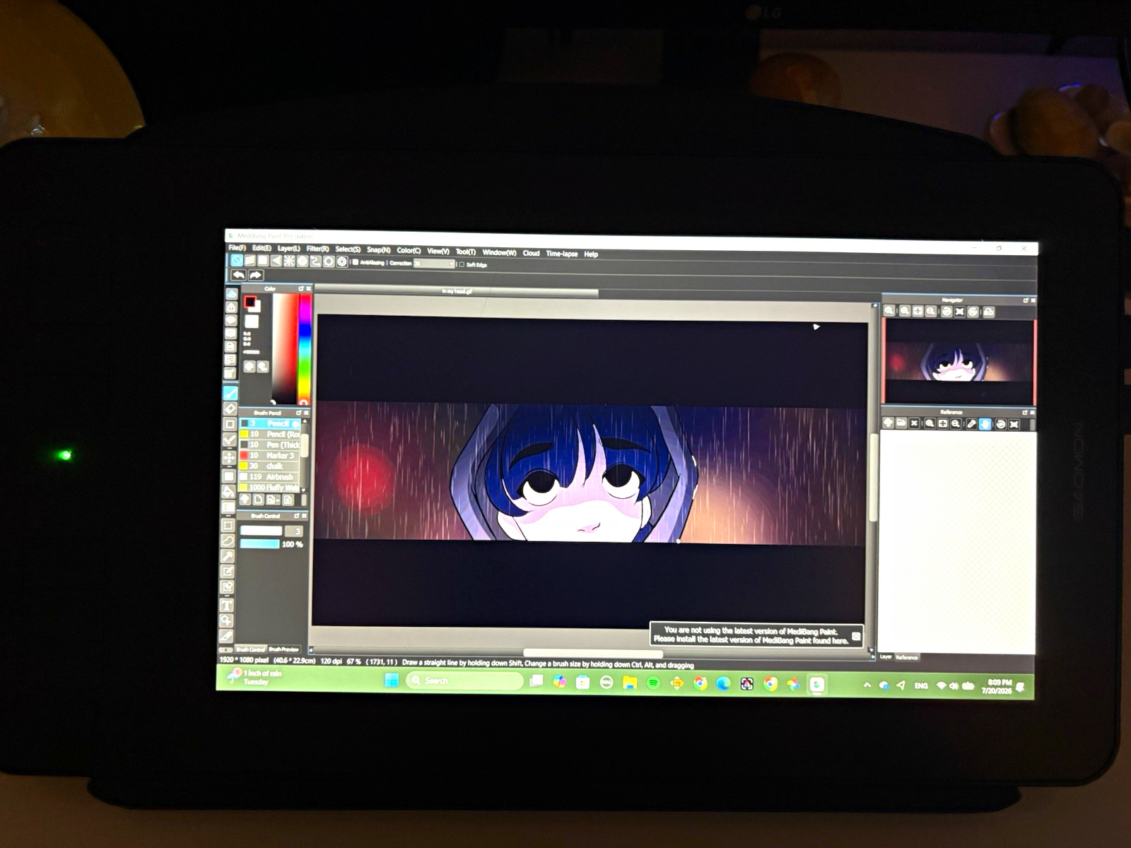 GAOMON Pen Display Graphics Tablet with Stylus Pen & Cables + Stand