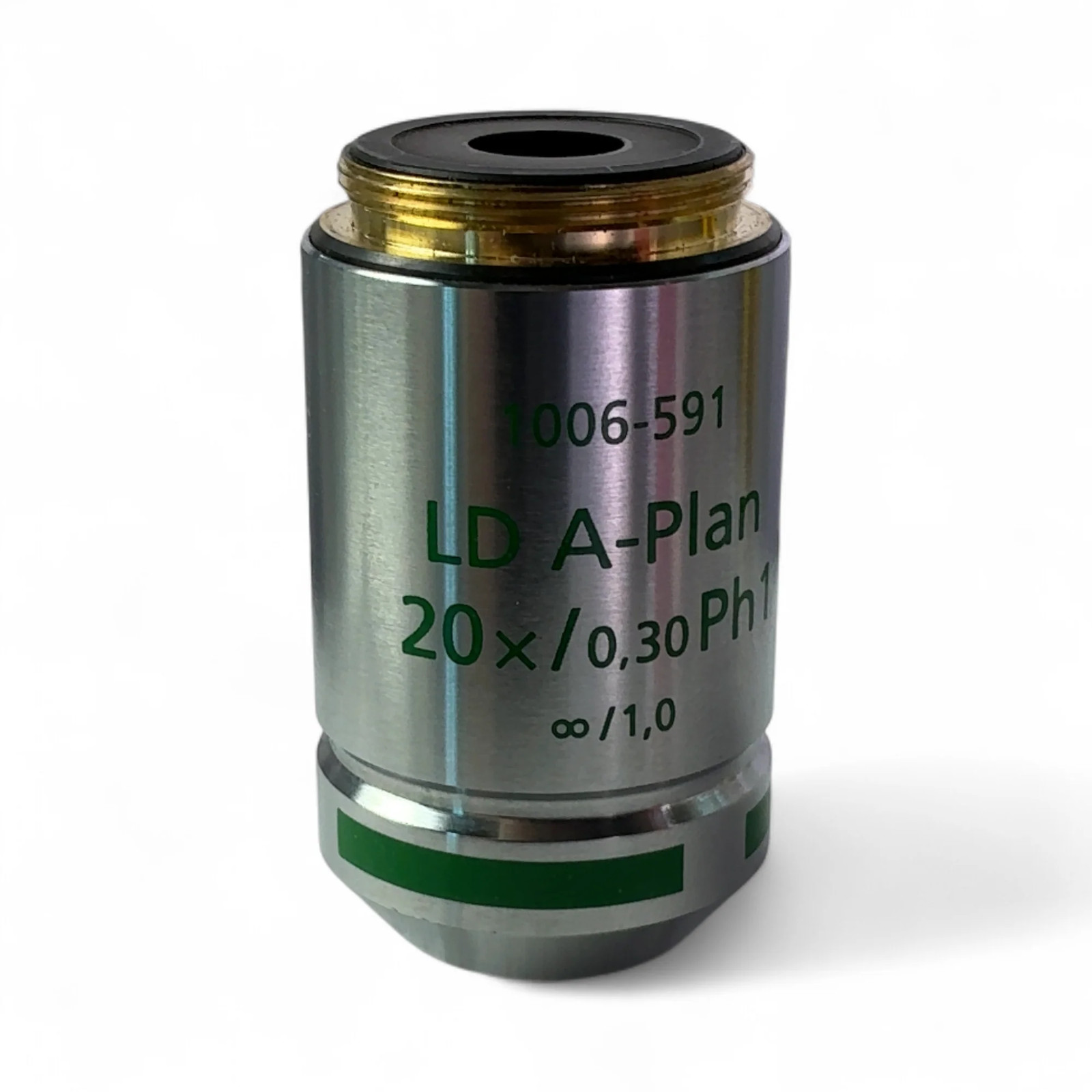 Zeiss 1006-591 LD A-Plan Microscope Objective Lens 20X / 0.30 Ph1 USED (BO!)