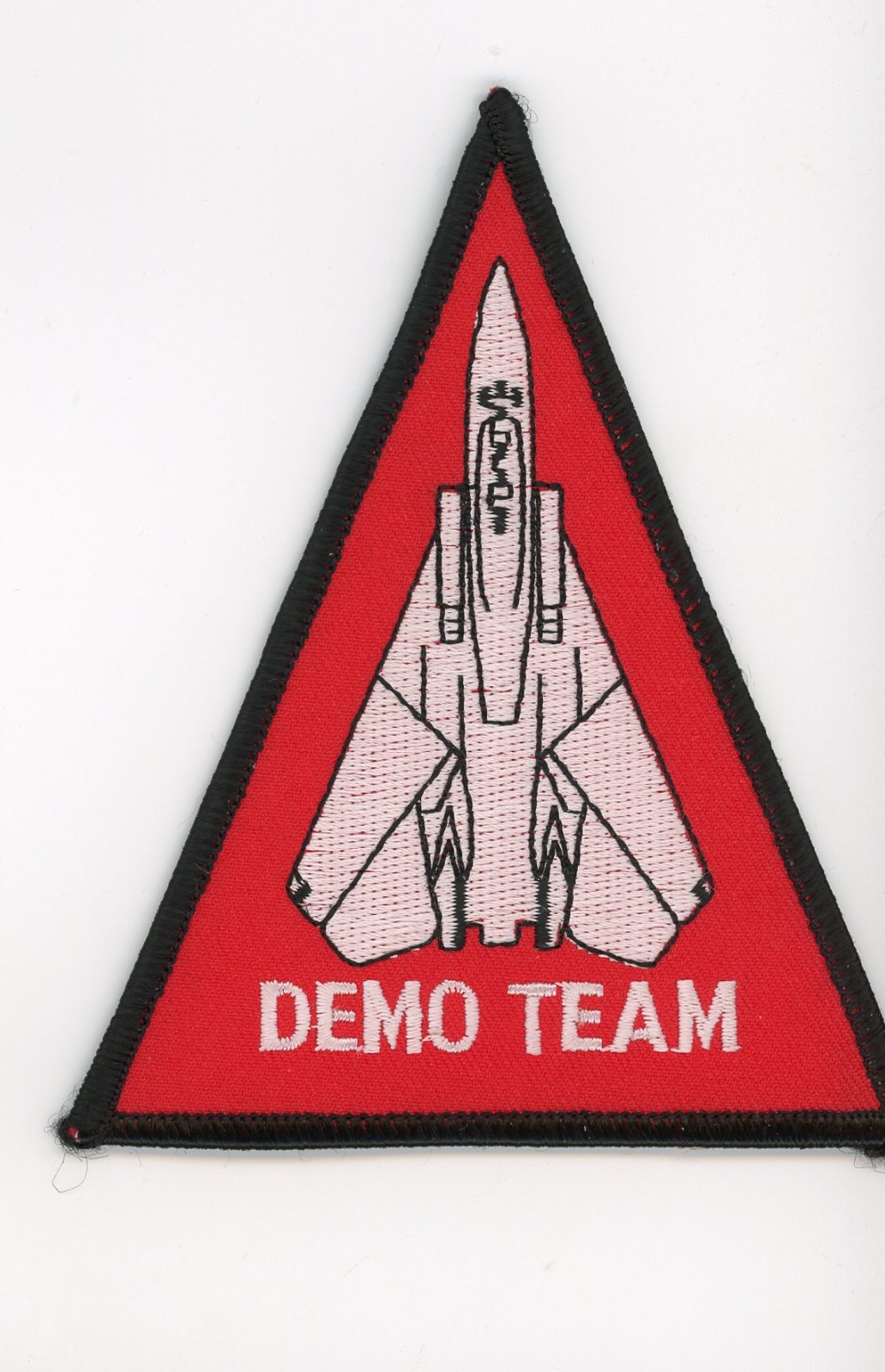 PATCH USN F-14 TOMCAT VF-101 GRIM REAPERS TRIANGLE DEMO TEAM IRON ON