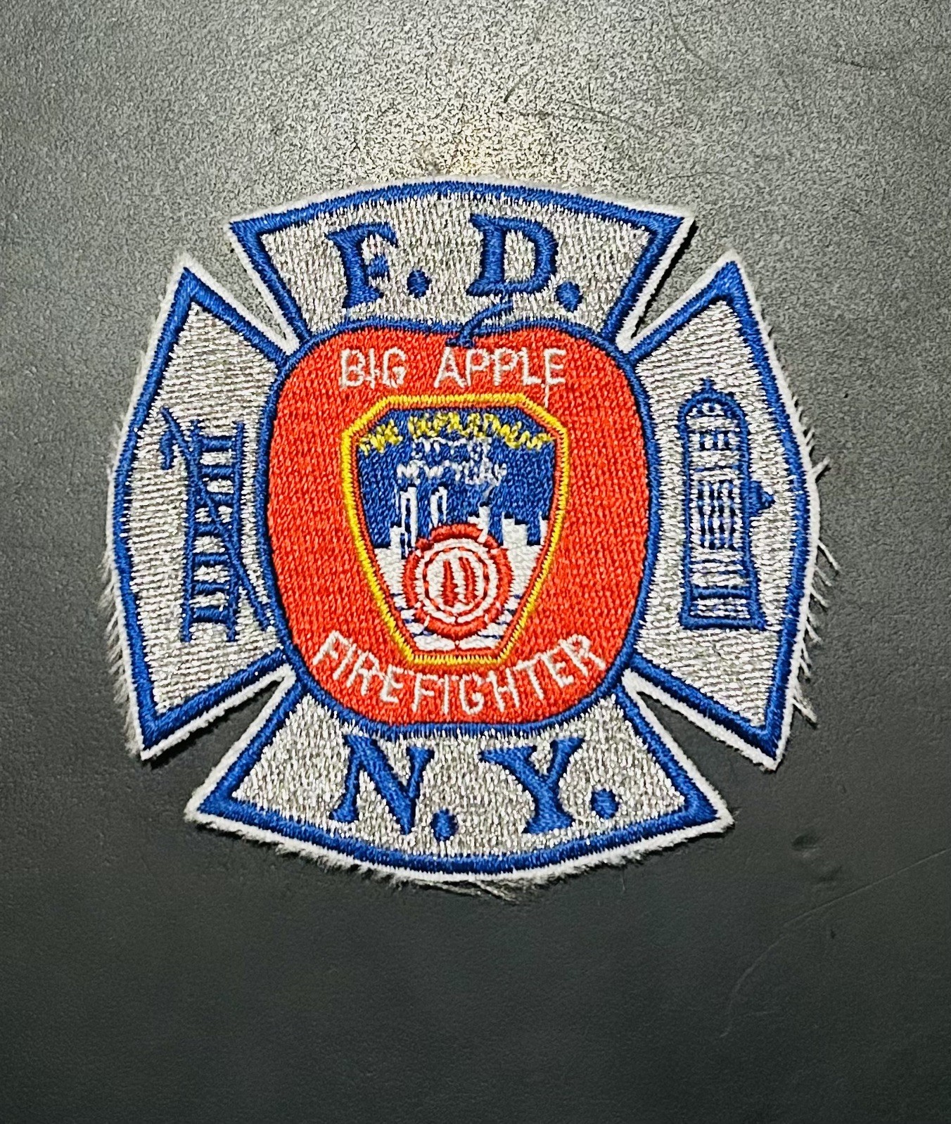 FDNY Big Apple Firefighter Maltese Cross Patch Fire Dept City of New York NEW
