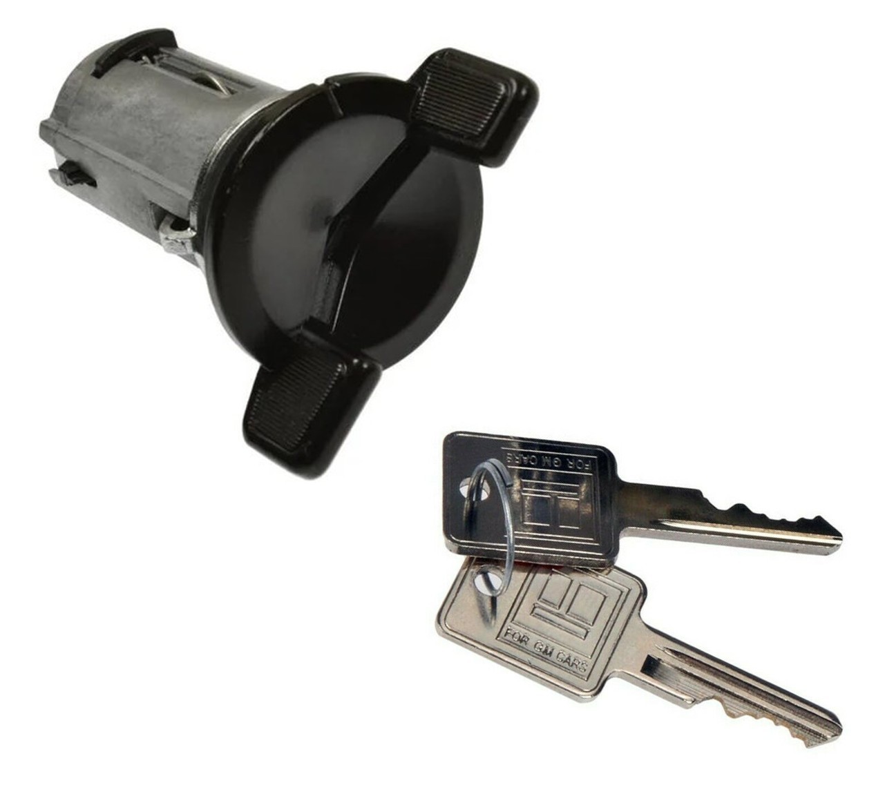 Ignition Lock Switch Cylinder Set Chrome for Chevy Pontiac GM BLACK