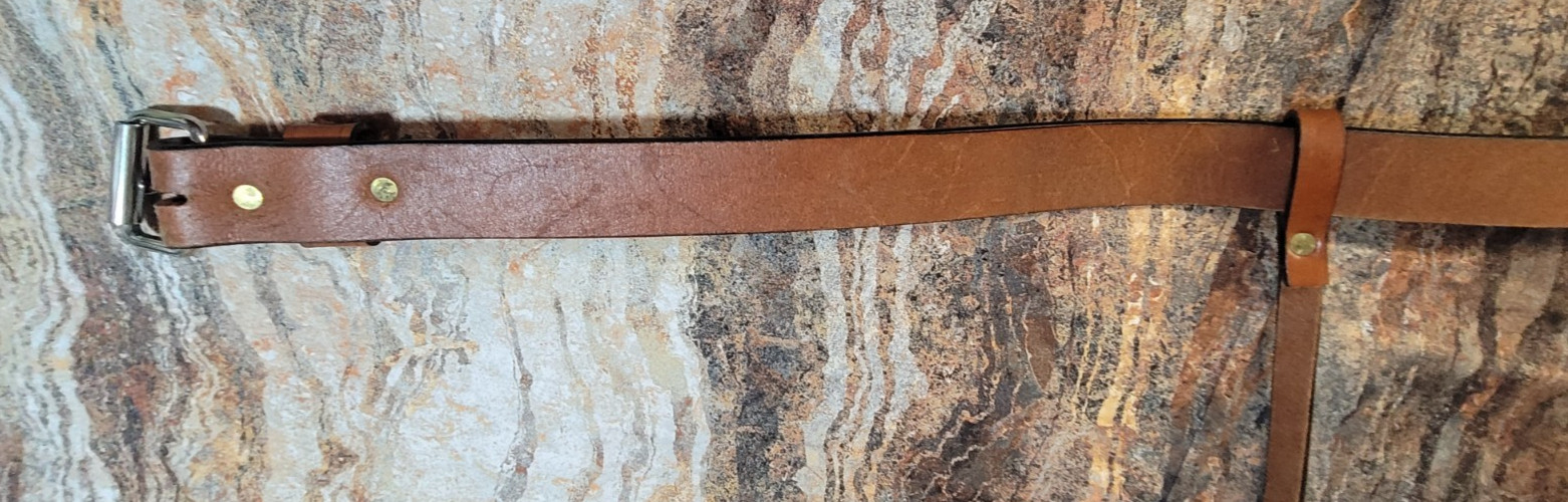 Circle Y Leather Flank Cinch (Back Cinch) in Brown (no back billets)
