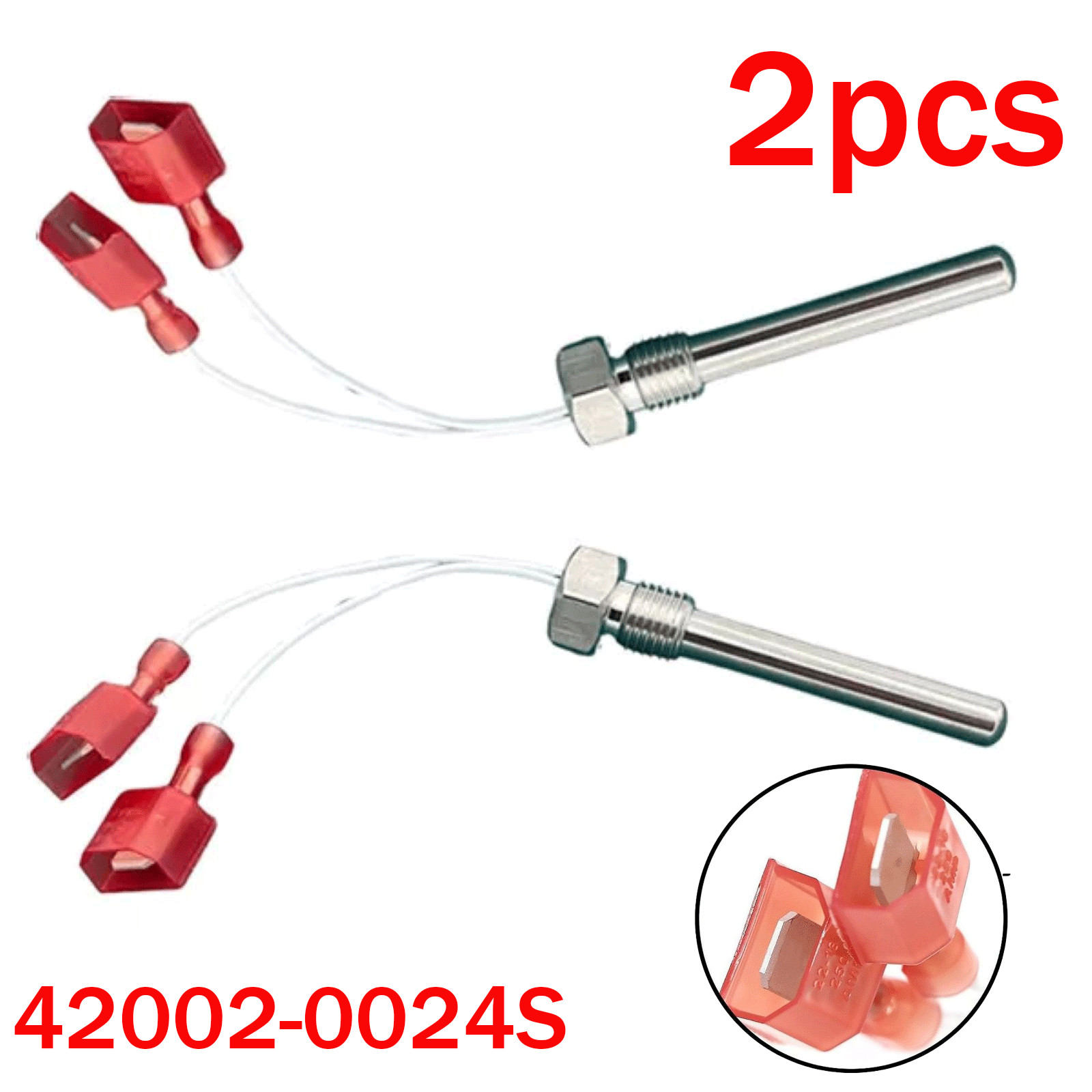 "42002-0024S Stack Flue Sensor for Pentair MasterTemp MaxETherm Pool Heater 2PC"