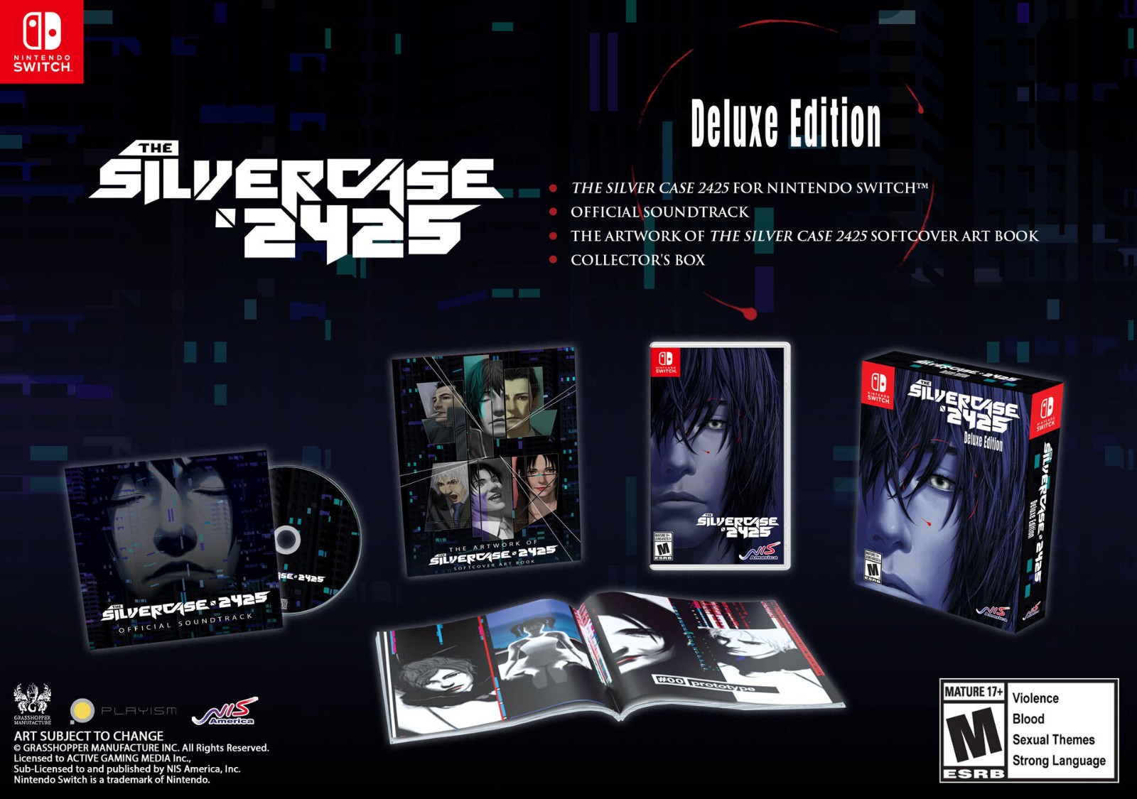 Nintendo Switch NIS The Silver Case 2425 Limited Edition NEW Factory Sealed
