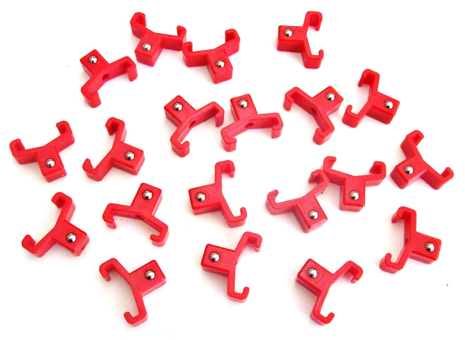40 GOLIATH INDUSTRIAL ABS 3/8" RED REPLACEMENT SOCKET RACK RAIL CLIPS SC38R