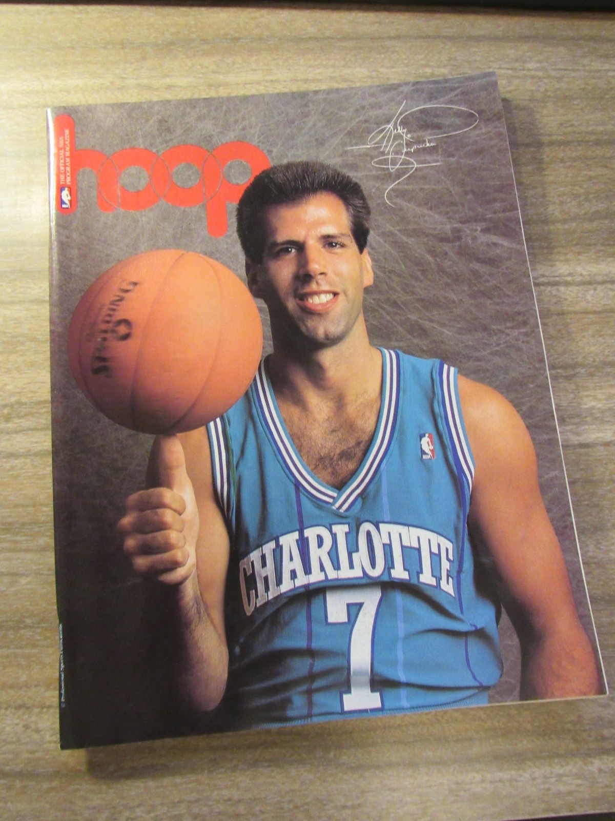 1988-89 Charlotte Hornets vs. Knicks Program Patrick Ewing 45 Points DD