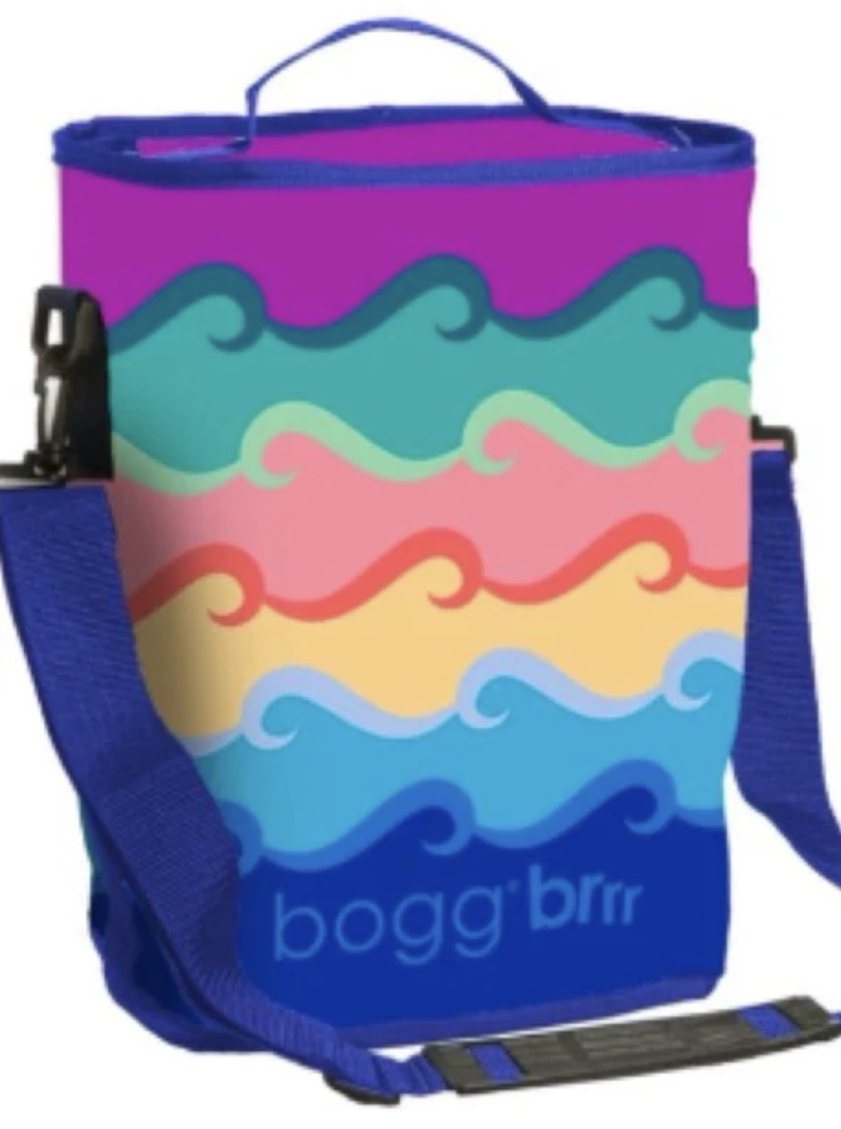 New W/Tags Bogg Brrr Half Cooler Insert Wine Beach Insulated Bag - Vibes Pattern