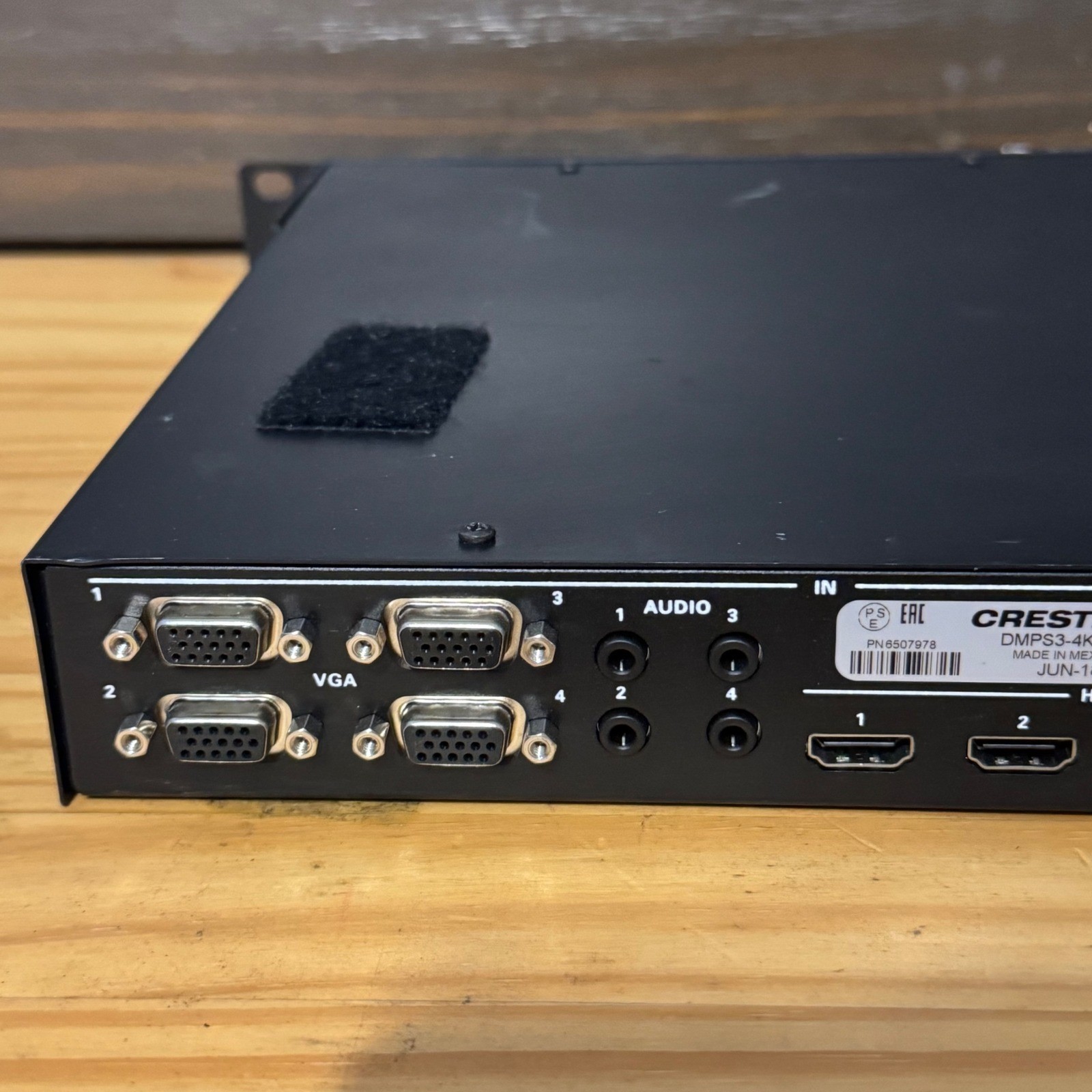Crestron DMPS3-4K-100-C 3-Series 4K DigitalMedia Presentation System Black Good