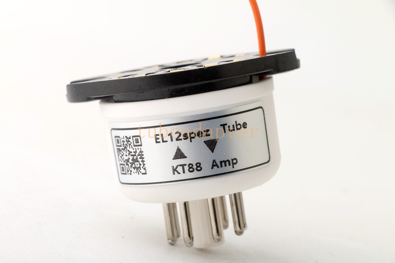 1pcs KT88 6L6(amp socket) to Telefunken EL12Spez tube converter adapter